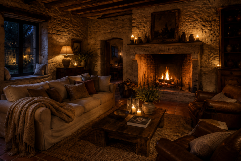 Décoration d&rsquo;hiver : l&rsquo;art de créer une atmosphère chaleureuse dans une maison de caractère